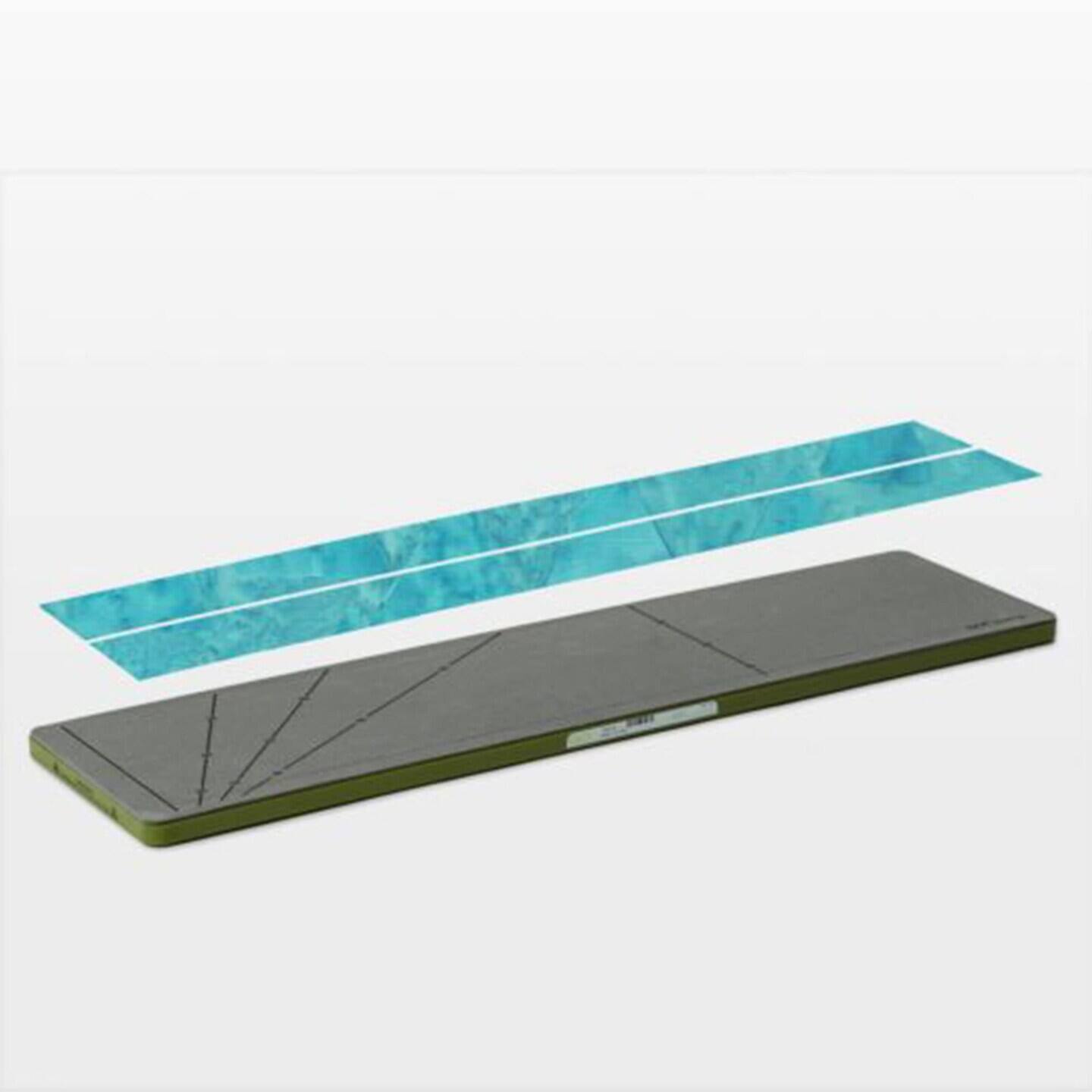 Angle. AccuQuilt - GO! Strip Cutter-2 1/2" (2" Finished) Fabric Cutting Die 2 strips. Compatible with the  GO! Me Fabric Cutting Machine - Black.