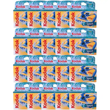 Waterproof Etanche A prueba de agua 1m/3ft
Kodak Sport 50
15 exp. 27mm