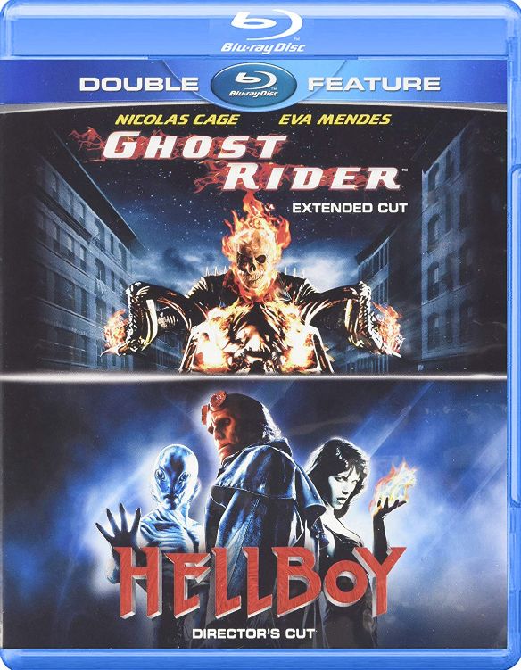  Ghost Rider (Extended Cut)/Hellboy (Director's Cut) [Blu-ray]