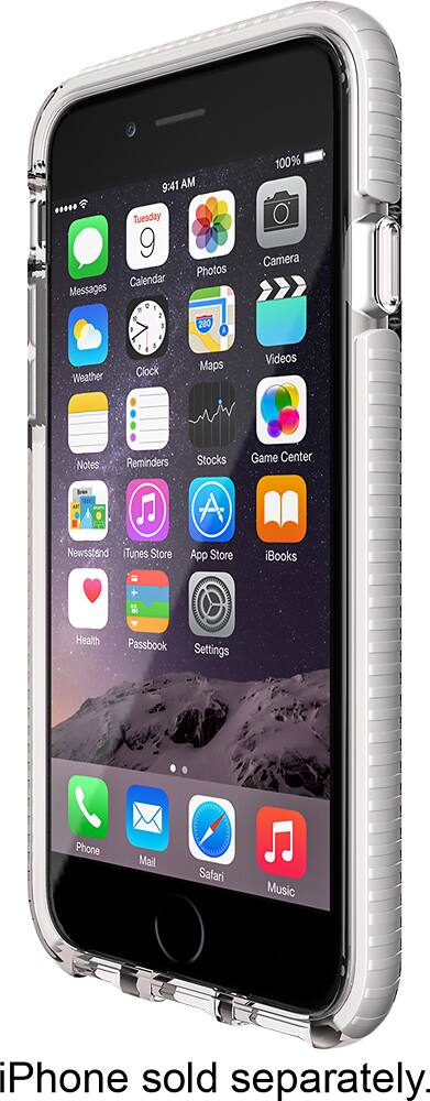 evo check case for apple iphone 6 and 6s - clear/white evo check case for apple iphone 6 and 6s - clear/white