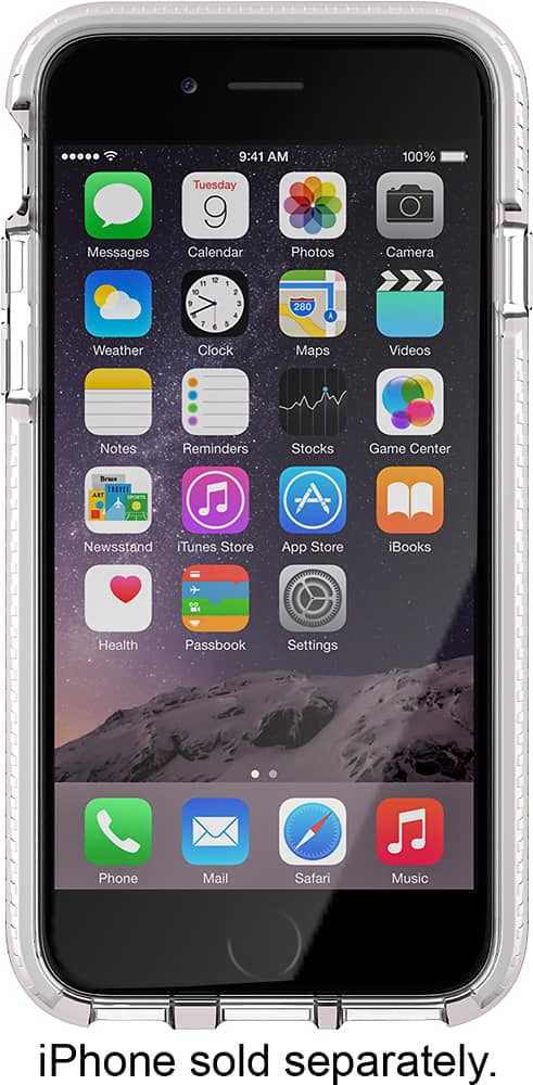 evo check case for apple iphone 6 and 6s - clear/white evo check case for apple iphone 6 and 6s - clear/white
