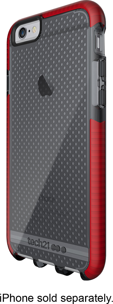 Tech 21 TECH21 Evo Mesh Protection Case for iPhone 6/6S   Smokey/Rouge 