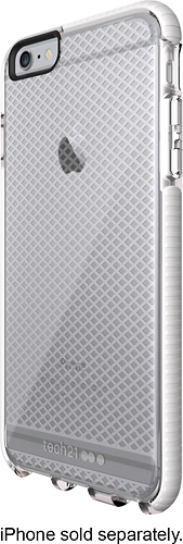 Tech21 - EVO Case for Apple® iPhone® 6 Plus and 6s Plus - Clear/White