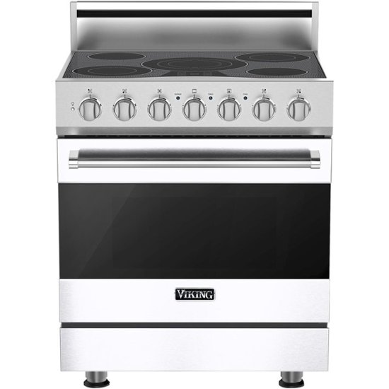 Viking – 4.7 Cu. Ft. Self-Cleaning Freestanding Electric Convection Range – White
