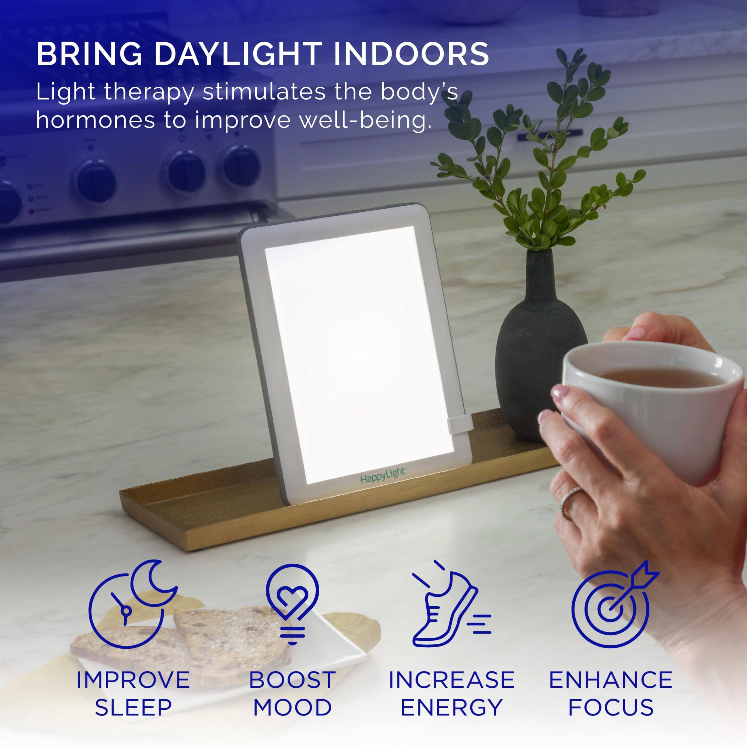 BRING DAYLIGHT INDOORS  
Light therapy stimulates the body's hormones to improve well-being.  

IMPROVE SLEEP  
BOOST MOOD  
INCREASE ENERGY  
ENHANCE FOCUS