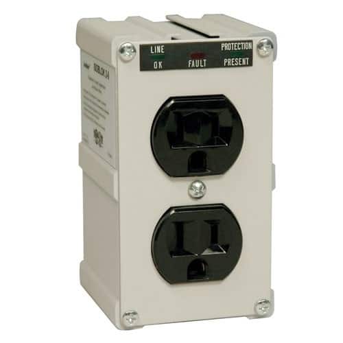 Front Standard. Tripp Lite - Isobar 2 Outlets Surge Suppressor.