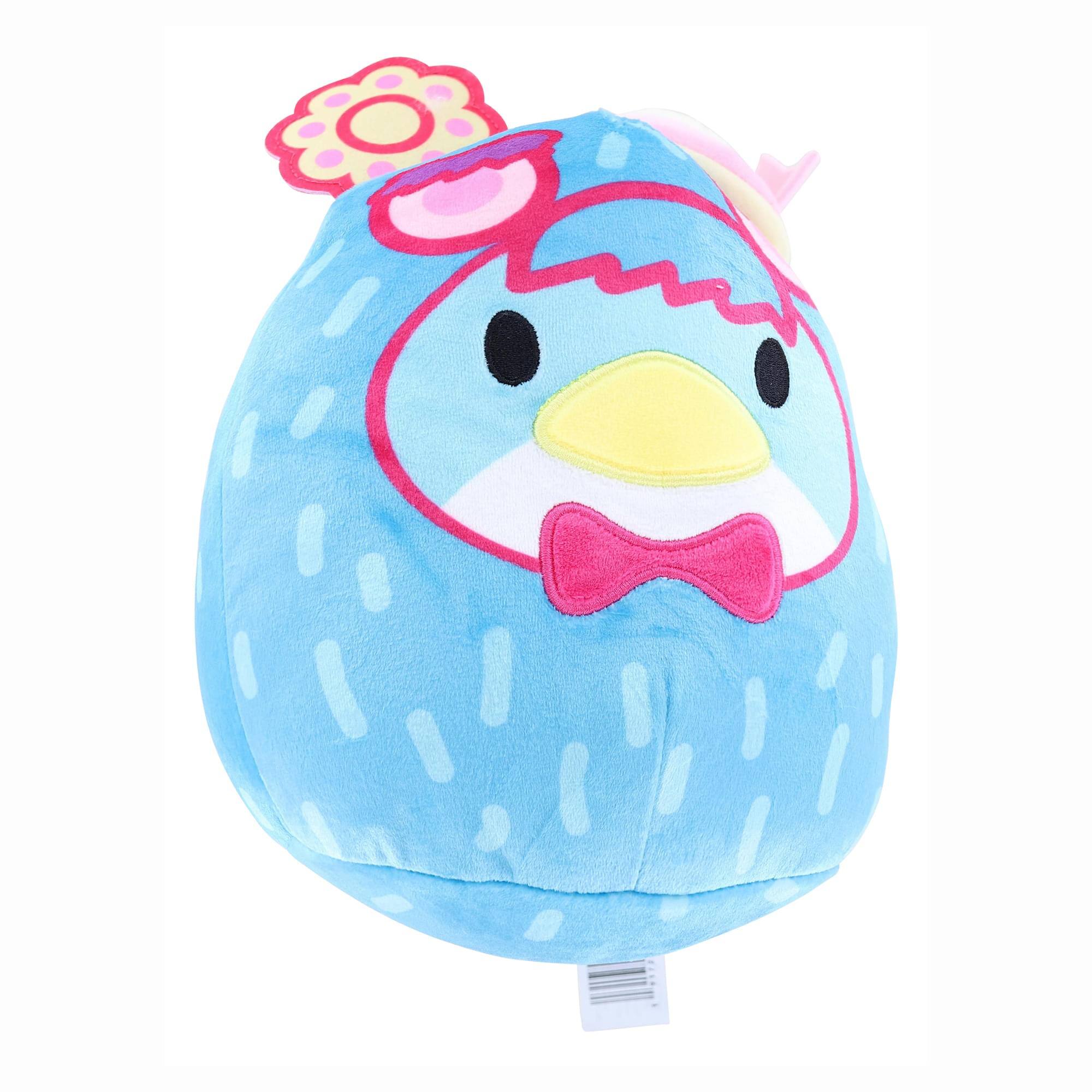 Front. UCC Distributing - Hello Kitty Kaiju 8 Inch Squishmallow Plush | Tuxedo Sam - Blue.