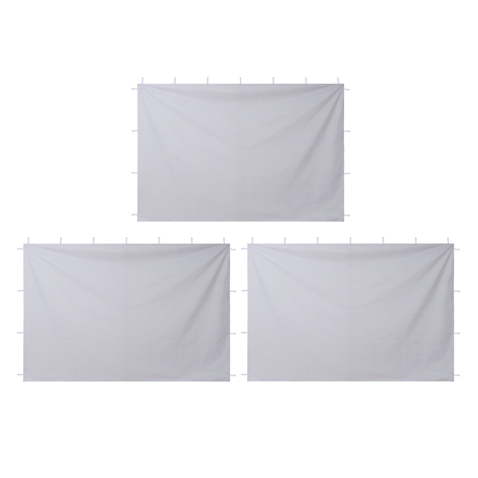 Alt View 5. VEVOR - Canopy Sidewalls, Fit for 10 x 10 ft Pop Up Canopy Tent, Tent Side Walls with Waterproof and Sunlight Protection Layer - White.