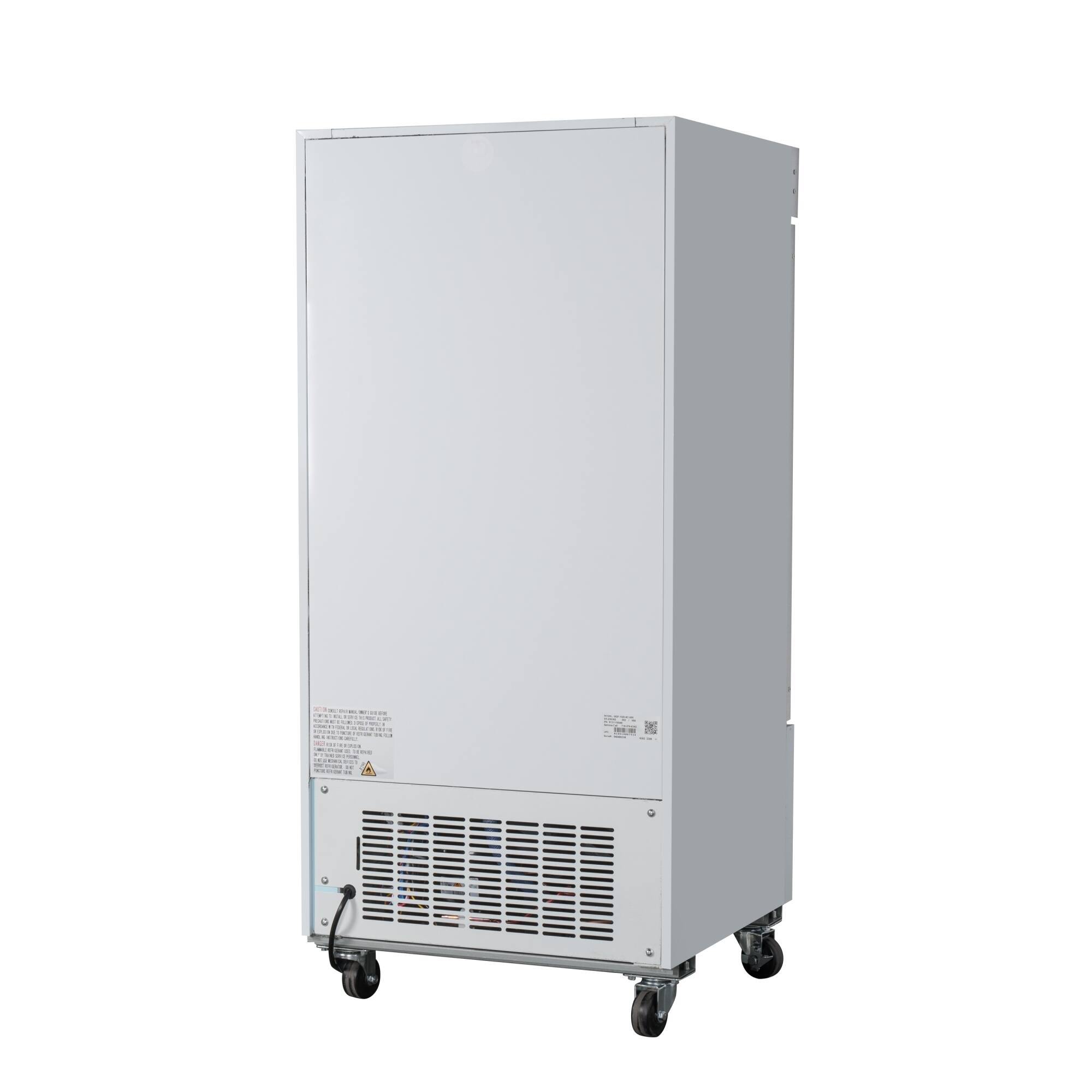 Alt View 6. Koolmore - 26 in. 1-Door Commercial Display Merchandiser Freezer 9 cu. ft. in White (MDF-1GD-9C-WH) - White.