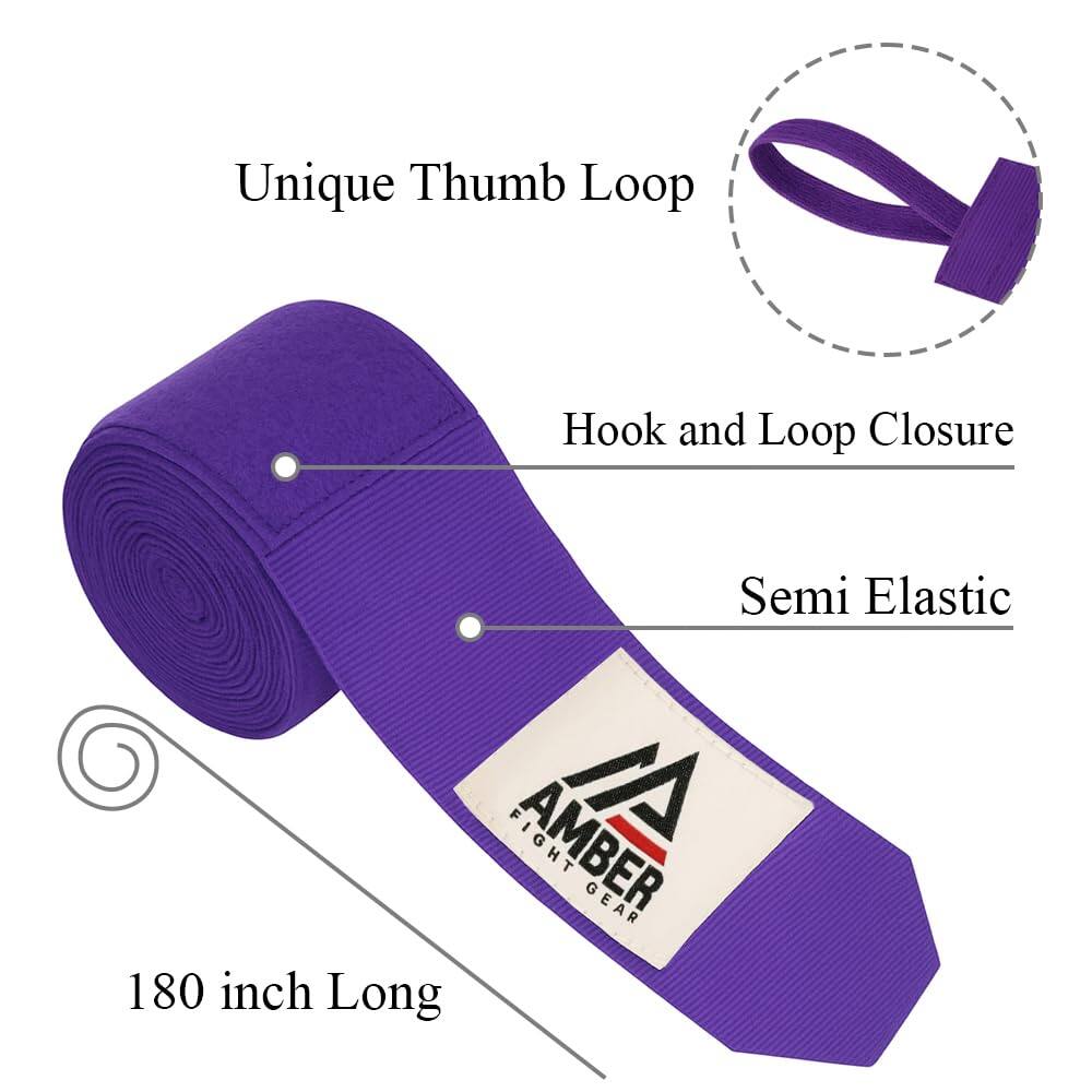 Unique Thumb Loop Hook and Loop Closure Semi Elastic  
FIGHT AMBER / A GEAR  
180 inch Long