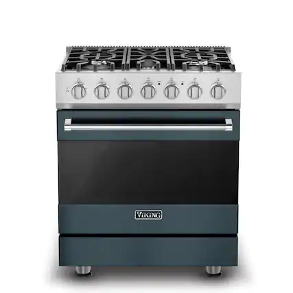 The text on the image reads "VIKING" which indicates that the oven is a product of the Viking brand.