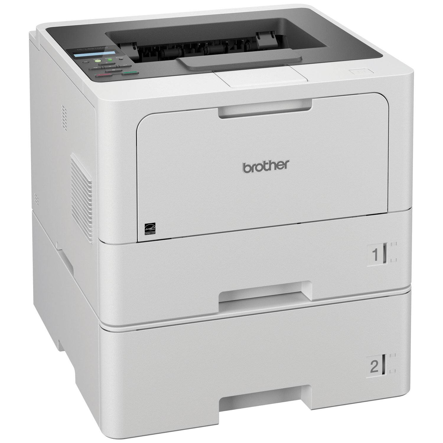 Alt View 5. Brother - HL-L5210DWT Business Monochrome Laser Printer with Dual Paper Trays - Gray.