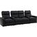 Angle. Octane Seating - Turbo XL700 Straight 4-Seat Power Recline Home Theater Seating with Middle Loveseat - Black.