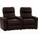 Front. Octane Seating - Turbo XL700 Curved 2-Seat Power Recline Home Theater Seating - Brown.
