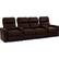 Alt View 12. Octane Seating - Turbo XL700 Straight 4-Seat Power Recline Home Theater Seating with Middle Loveseat - Brown.