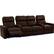 Alt View 13. Octane Seating - Turbo XL700 Straight 4-Seat Power Recline Home Theater Seating with Middle Loveseat - Brown.