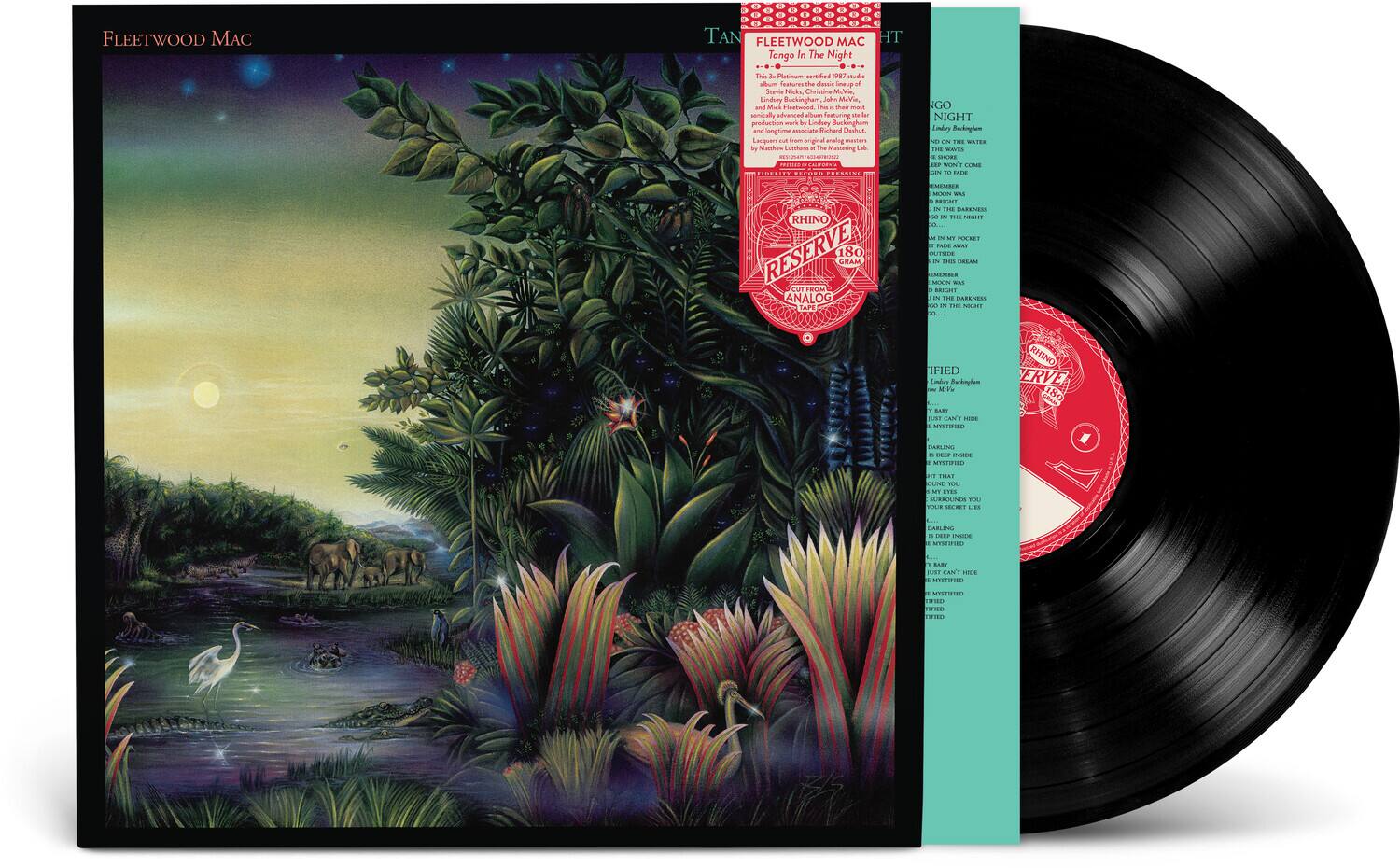 FLEETWOOD MAC  
Tango In The Night  

This 2LP Platinum-certified studio album features the classic lineup of Fleetwood Mac: Christine McVie, Lindsey Buckingham, John McVie, and Mick Fleetwood. This is the first time the album has been remastered from the original analog tapes by mastering engineer Sam Matanović. The mastering was done at the legendary studio, The Mastering Room, in London. The album was mixed by Richard Dashut and the mastering was done by Sam Matanović. The album was recorded at the Record Plant in New York City. The album was produced by Lindsey Buckingham and Richard Dashut. The album was released in 1982. The album was certified Platinum by the RIAA in 1983. The album was certified Gold by the RIAA in 1984. The album was certified Platinum by the RIAA in 1985. The album was certified Platinum by the RIAA in 1986. The album was certified Platinum by the RIAA in 1987. The album was certified Platinum by the RIAA in 1988. The album was certified Platinum by the R