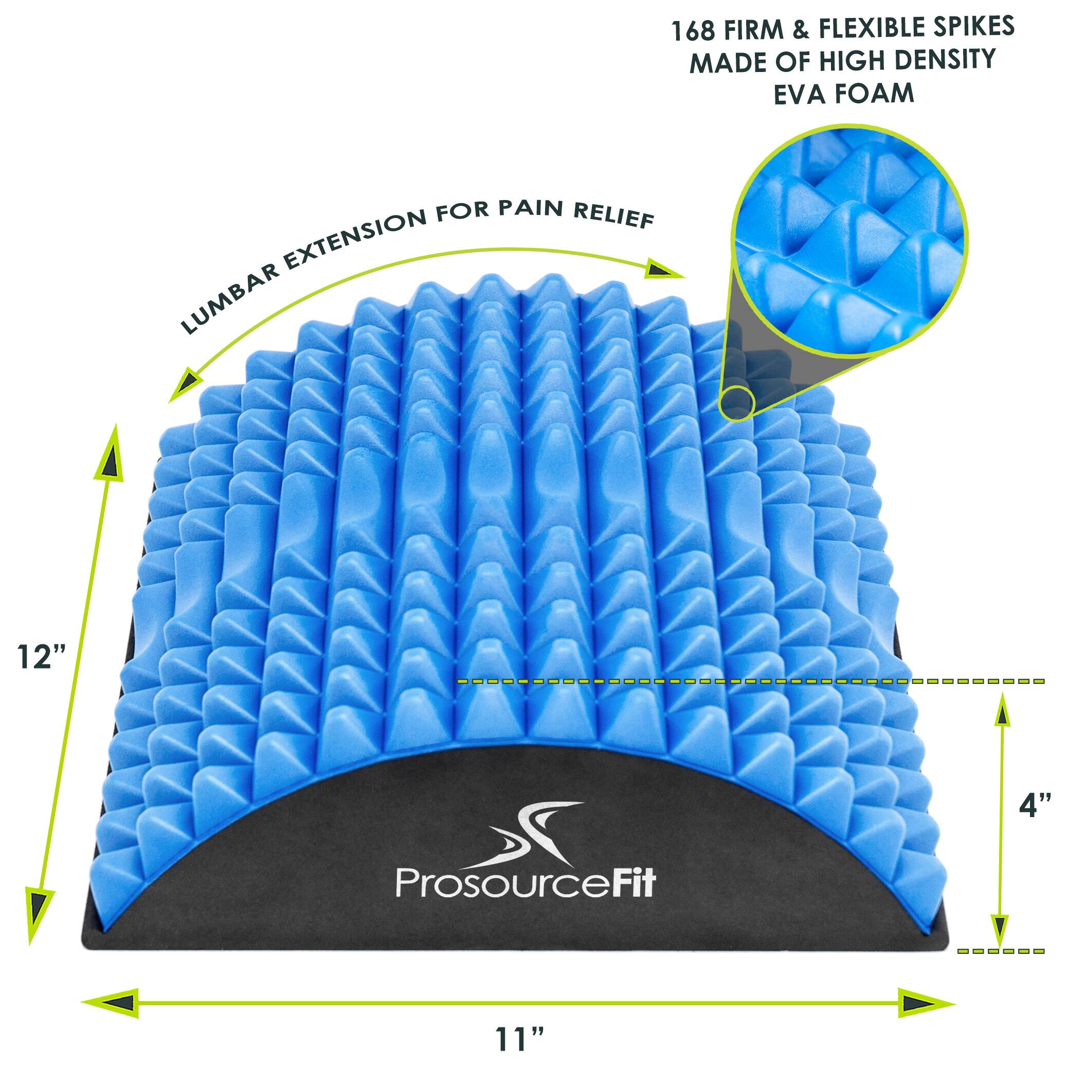 168 FIRM & FLEXIBLE SPIKES MADE OF HIGH DENSITY EVA FOAM FOR PAIN RELIEF LUMBAR EXTENSION 12"  ProsourceFit 4" 11"
