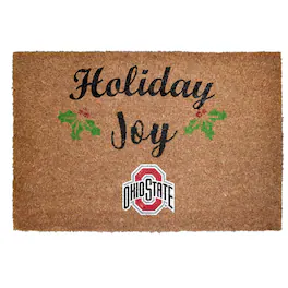 The Memory Company - Ohio State Buckeyes 23" x 35" Holiday Door Mat - Multicolor