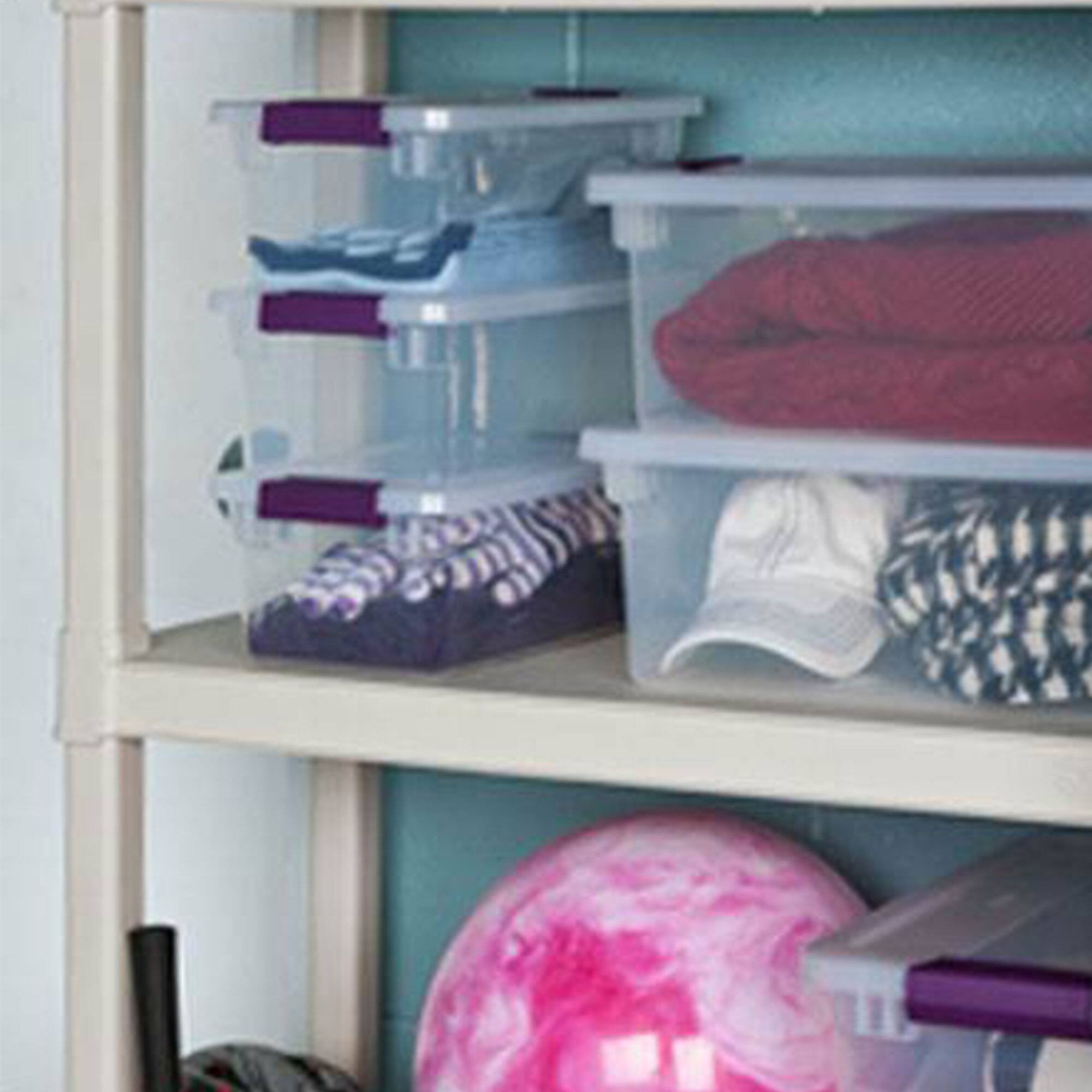 Alt View 3. Sterilite - Sterilite 15 Quart Storage Tote, 12 Pack, and 6 Quart Storage Tote, 12 Pack.