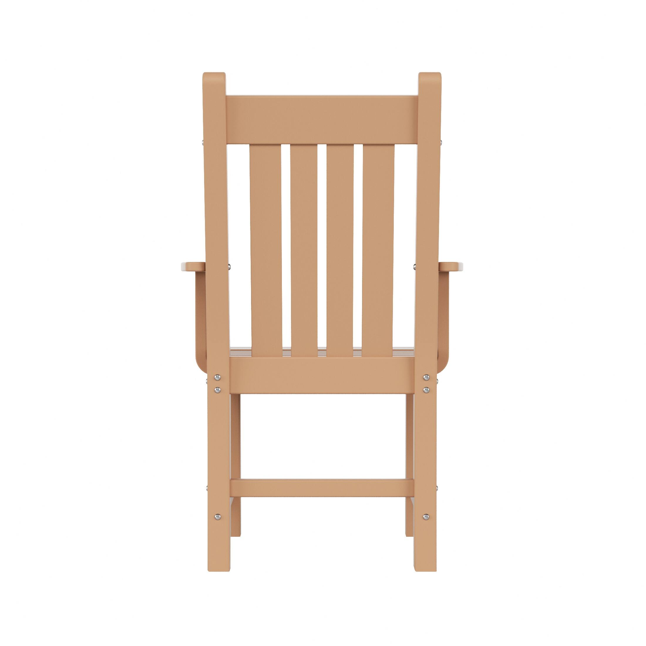 Alt View 3. WestinTrends - WestinTrends Malibu Outdoor Patio Dining Armchair - Teak.