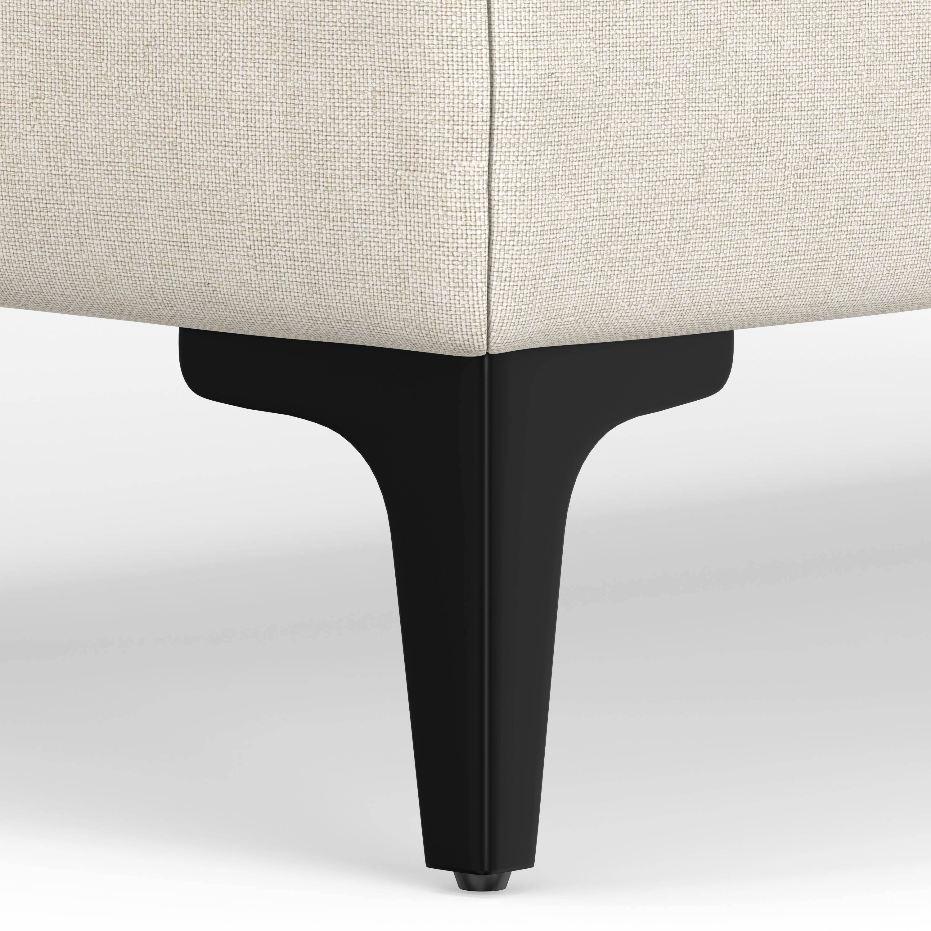 Alt View 6. Simpli Home - Ava Ottoman in Tightly Woven Performance Fabric - Cream.