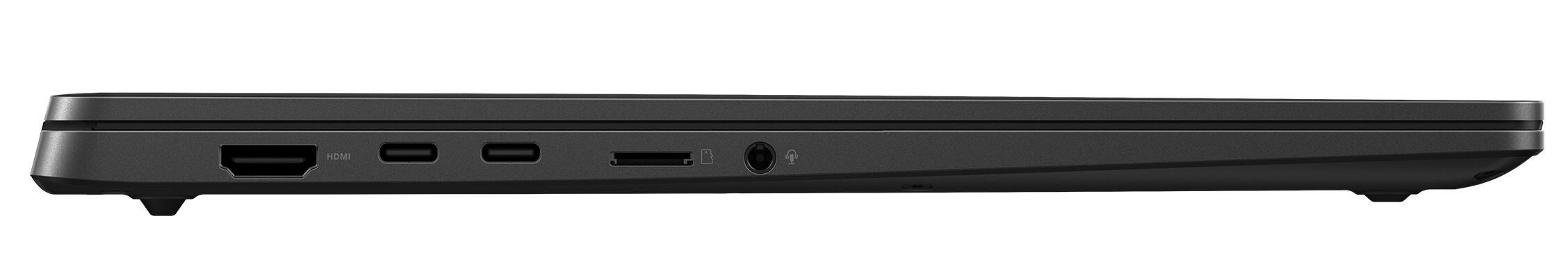 Alt View 5. ASUS - ASUS Vivobook S 14 M5406WA-IB96 Black Laptop, Ryzen AI 9 365, 32GB, 1TB SSD, 14.0" (2880x1800), Radeon 880M, Win 11 Pro - Black.