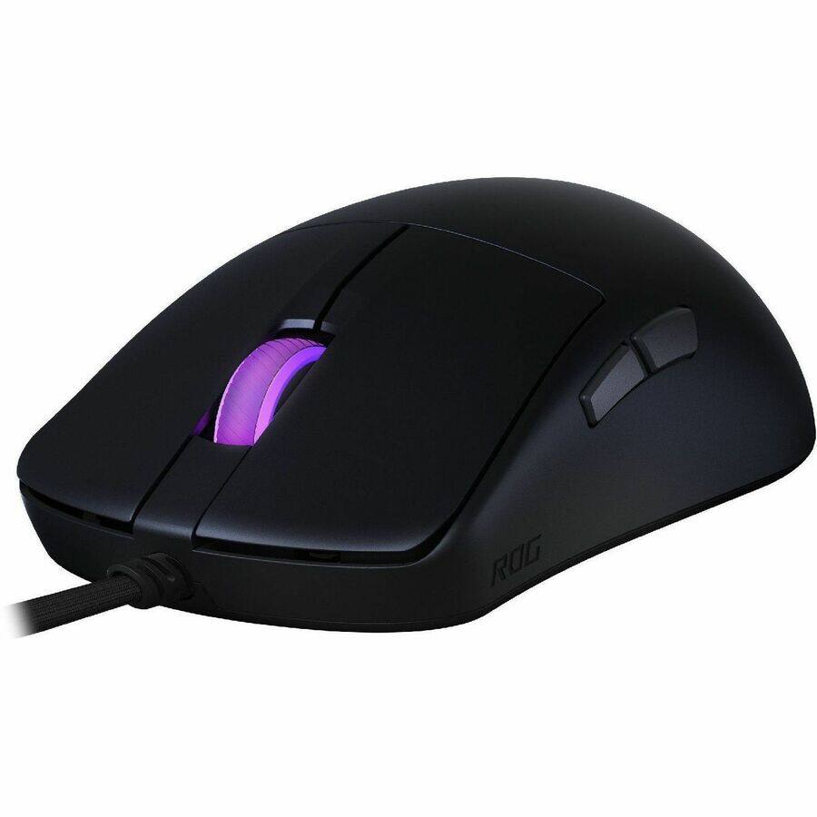 Alt View 8. ASUS - ASUS ROG Harpe Mini Core Mouse - Wired, 12K DPI, 52g, Right-Handed, Compact, Black - Black.