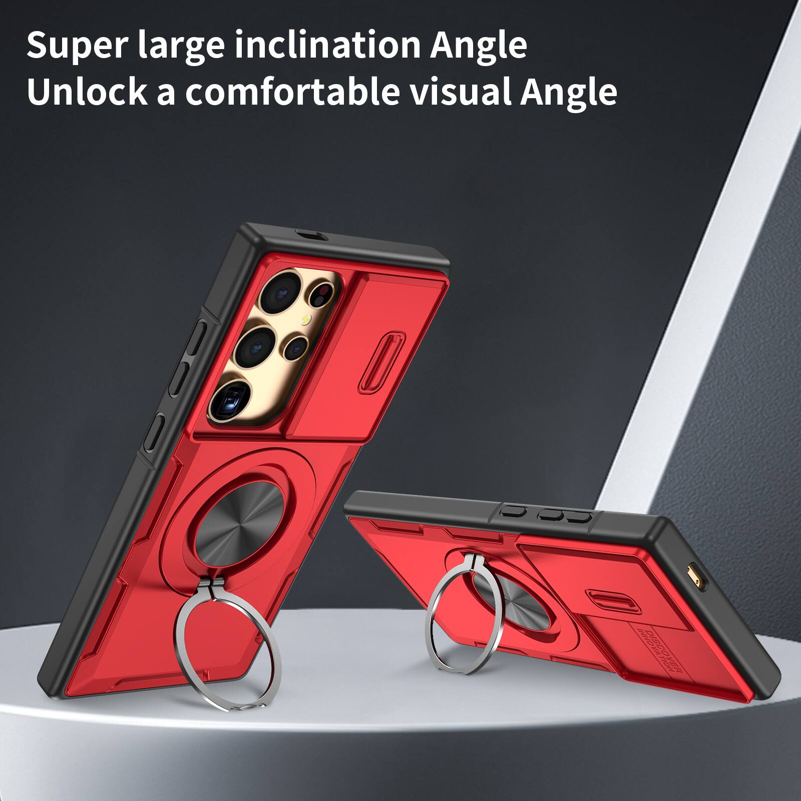 Super large inclination Angle  
Unlock a comfortable visual Angle