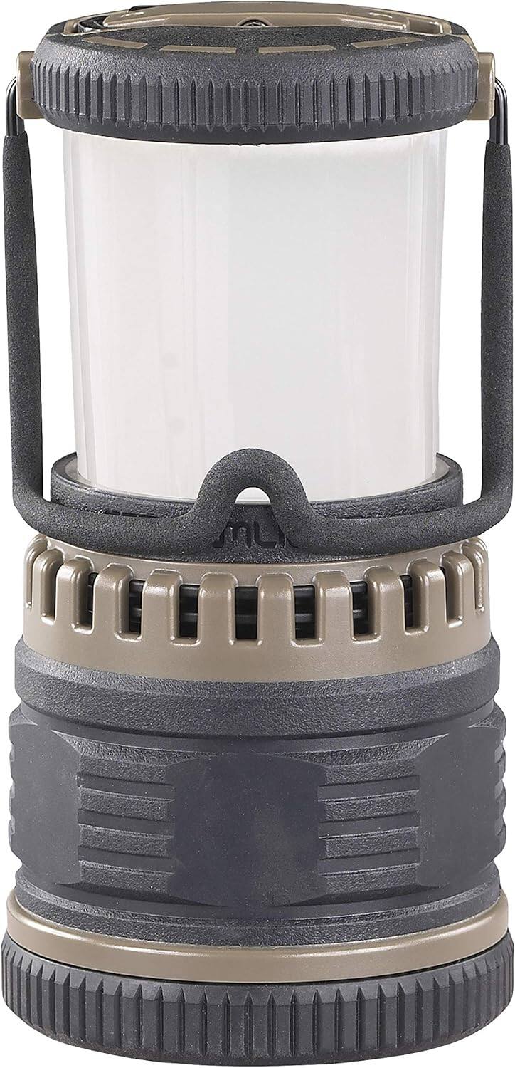 Angle. Streamlight - Streamlight 44947 Super Siege 1100-Lumens Rechargeable LED Lantern | USB Power Bank, White & Red LEDs, Floats, Coyote - Coyote.