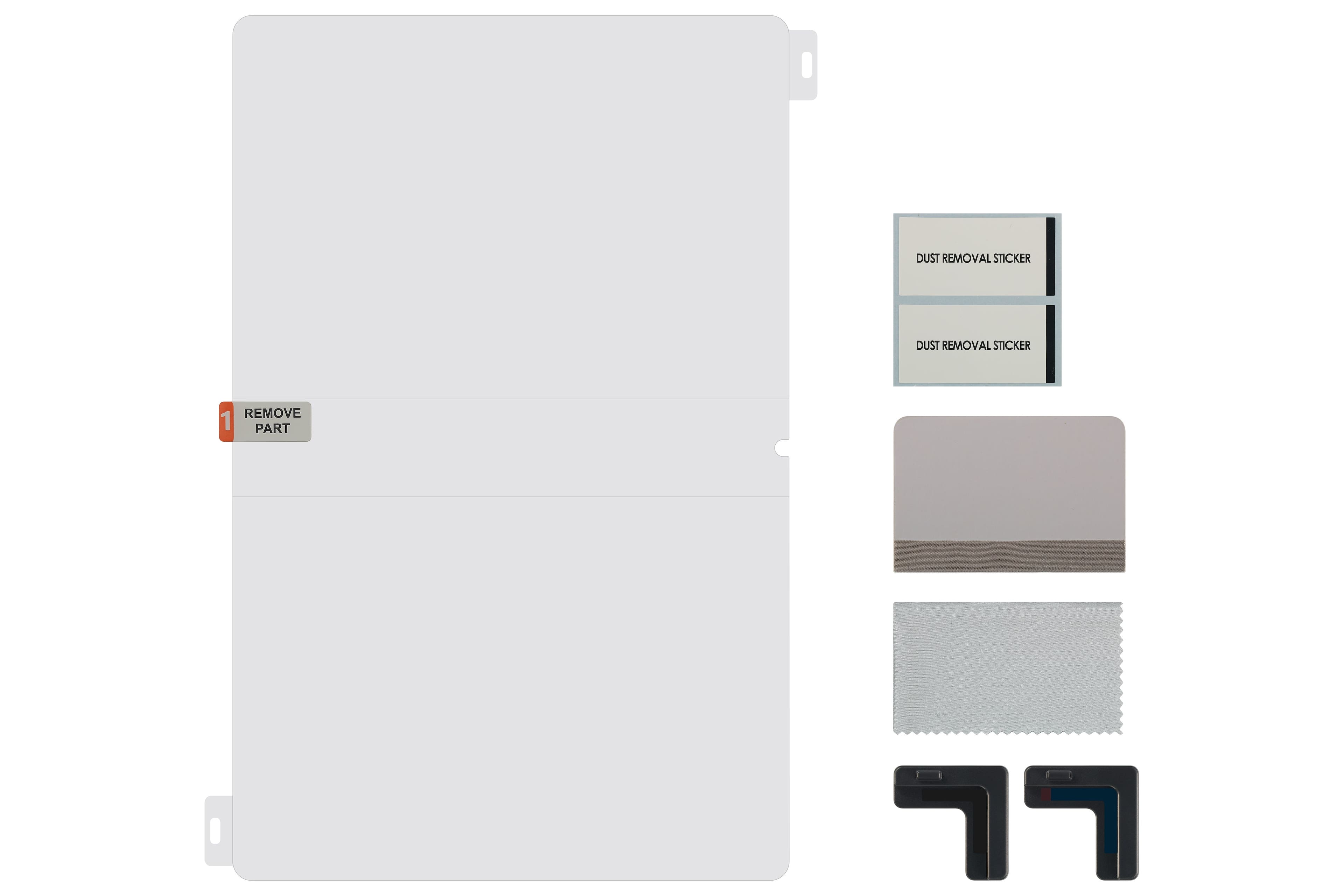 Samsung - Galaxy Tab S9+ / S9 FE+ Anti-Reflective Screen Protector - Transparent - Front_Zoom