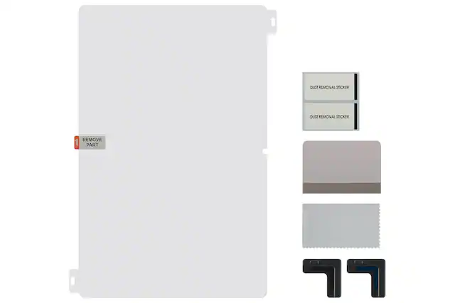 Front. Samsung - Galaxy Tab S9+ / S9 FE+ Anti-Reflective Screen Protector - Transparent.