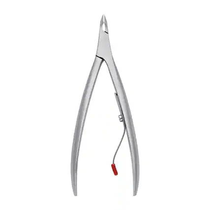 Front. ZWILLING - ZWILLING Cuticle Nippers (removes protrudin torn cuticles, precise cutting edge, hypoallergenic), Premium, Silver, 4 in - Silver.