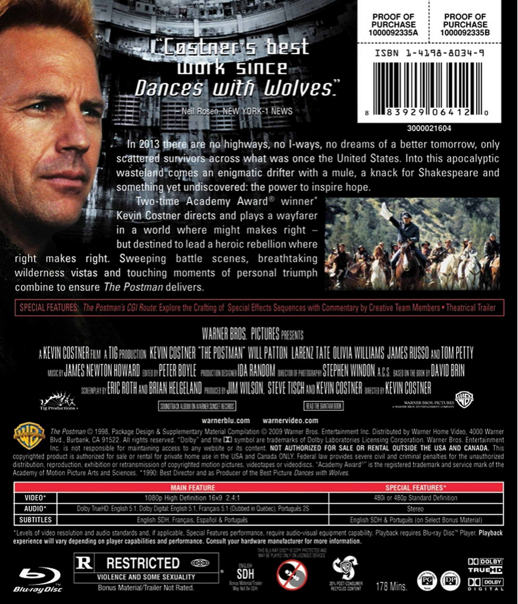 Angle. The Postman [Blu-ray].