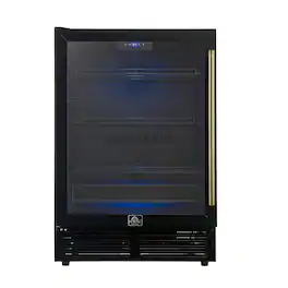 Forno Appliances - Frescolino 188-Can Convertible 4.8 Cu. Ft. 24" Wine Cooler - Black