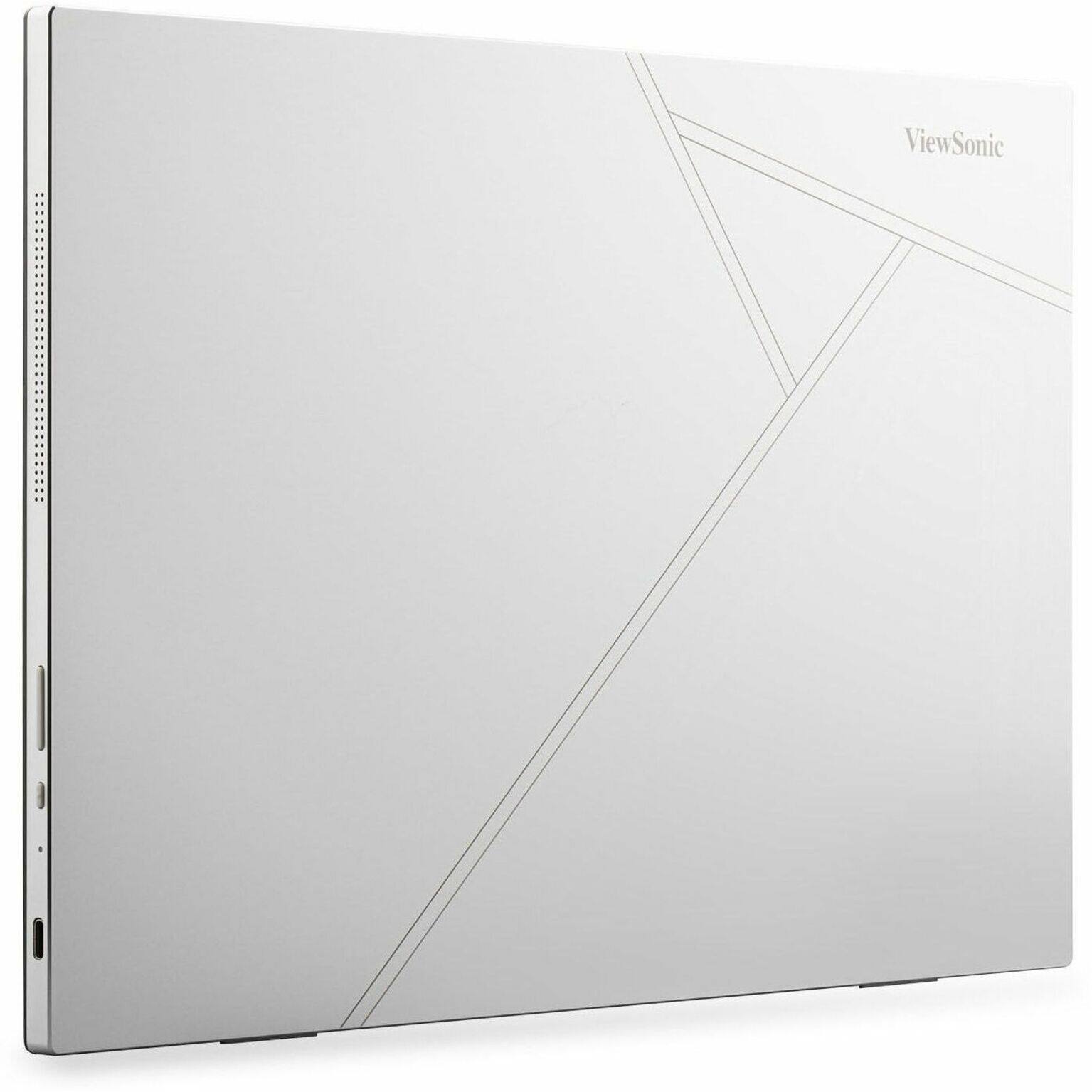 Alt View 22. ViewSonic - VG1656N 16" IPS LCD 1200P Wireless Portable Monitor (USB-C) - Black.