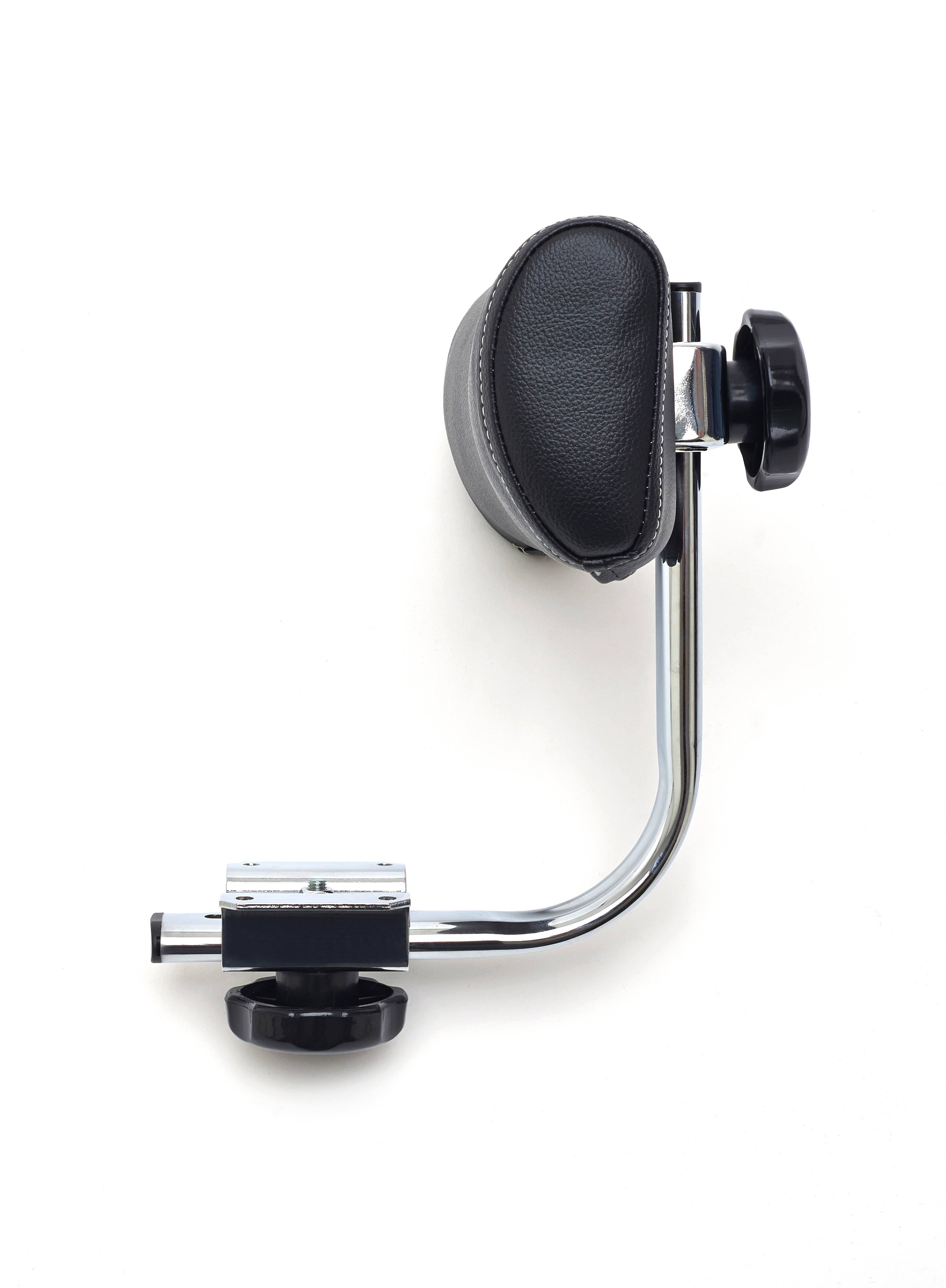 Front. Gibraltar Hardware - Height Adjustable Backrest, Ergonomic Support for Compact Performance Stool, Includes Mounting Plate & Screws.