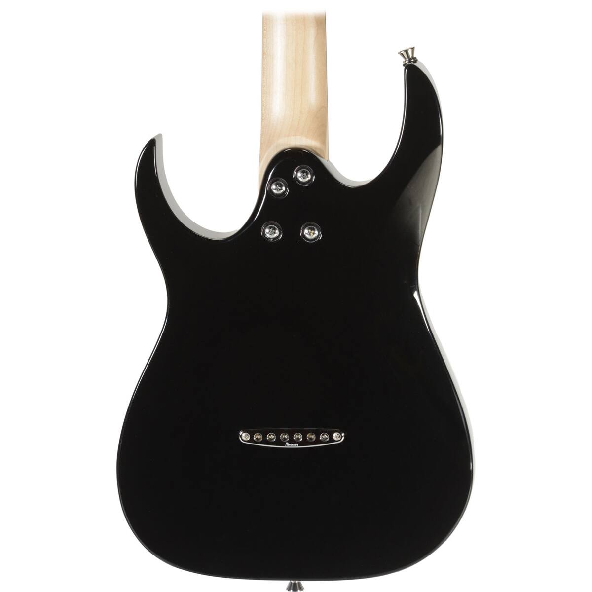 Alt View 6. Ibanez - Ibanez miKro Series GRGM21 Electric Guitar, Rosewood Fretboard, Black Night.