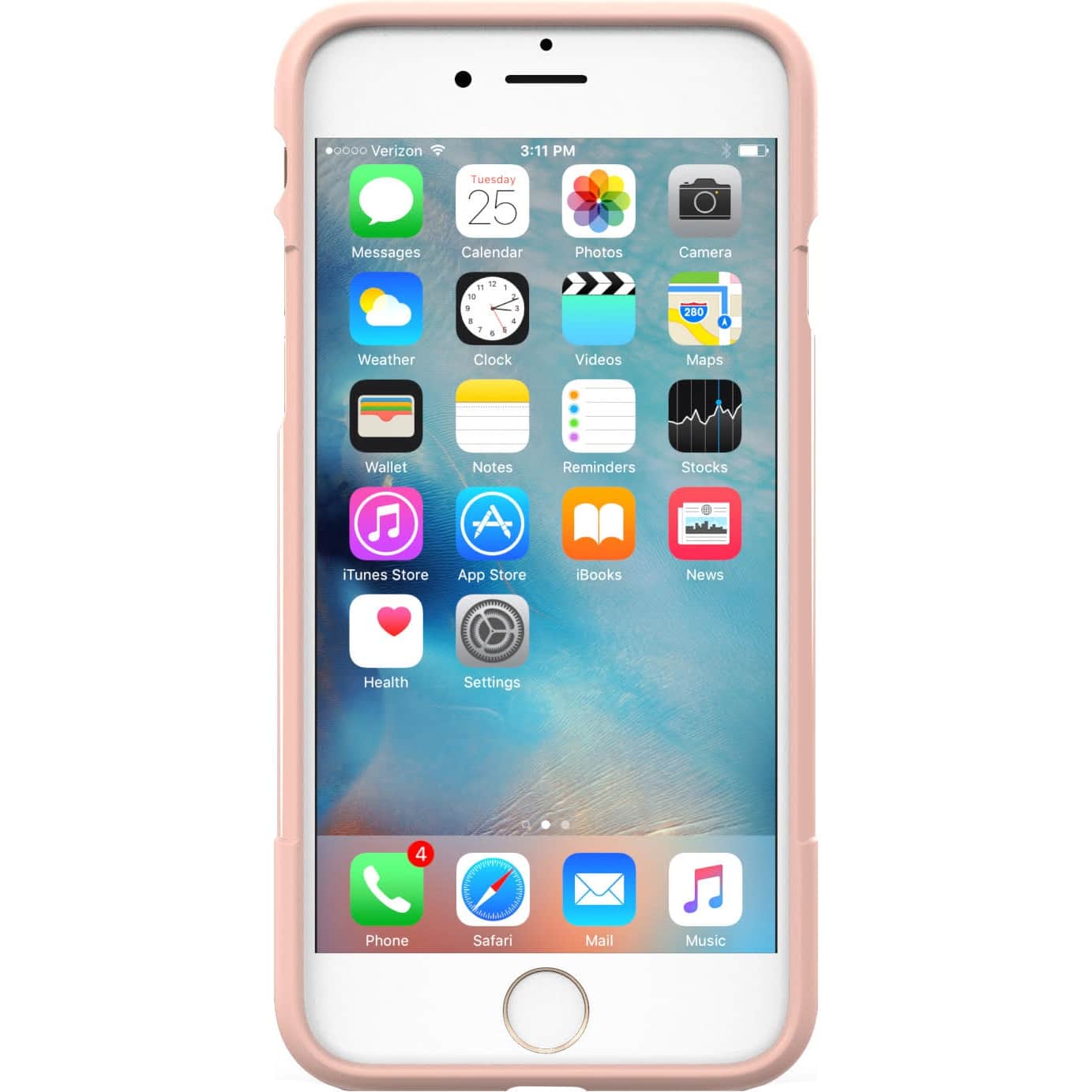 Front. SaharaCase - Classic Series Case for Apple iPhone 7, 8, SE (3rd Generation 2022) - Rose Gold.