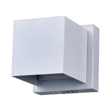 Front. CWI Lighting - Lilliana LED Wall Sconce With White Finish - White.