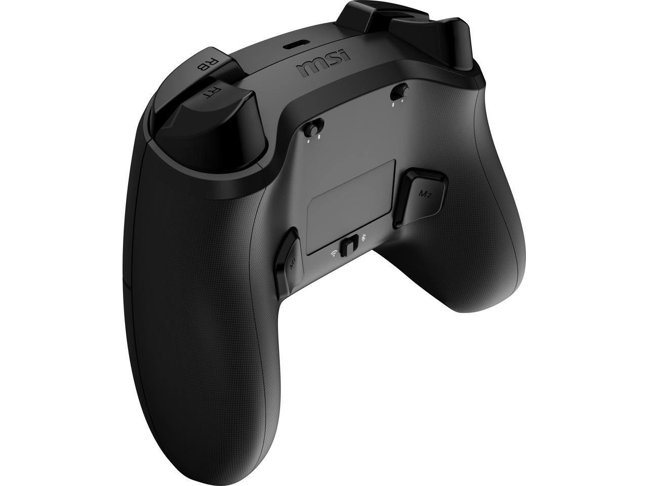 Alt View 10. MSI - MSI Force GC300 Wireless PC Game Controller, 2.4GHz, Bluetooth, USB-C - Black.