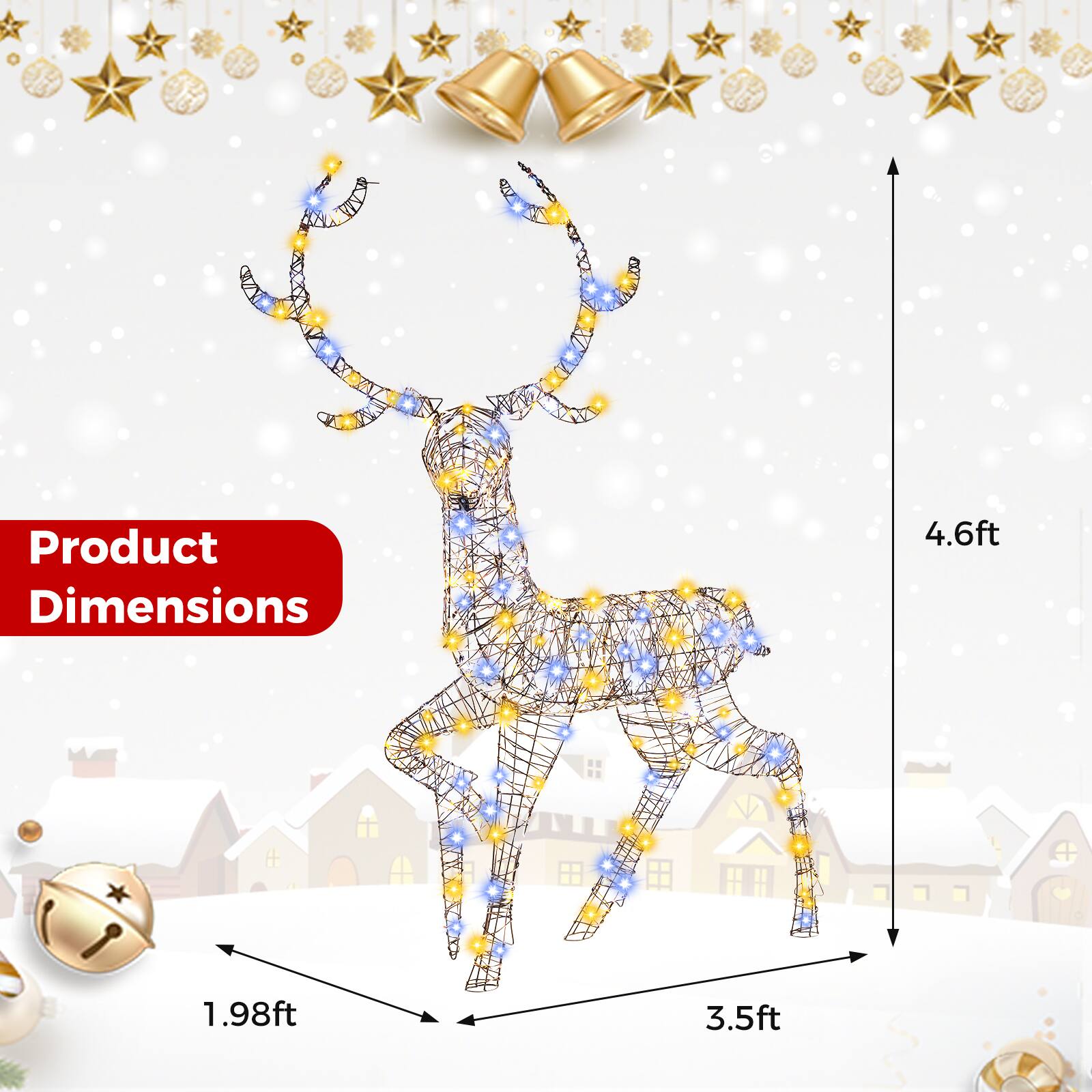 Product Dimensions
4.6ft
1.98ft
3.5ft