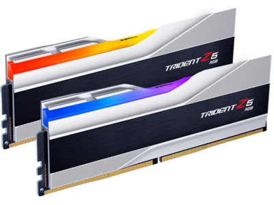 G.SKILL Trident Z5 RGB 32GB DDR5 6000MHz RAM (2x16GB) Silver G.SKILL Trident Z5 RGB 32GB DDR5 6000MHz RAM (2x16GB) Silver