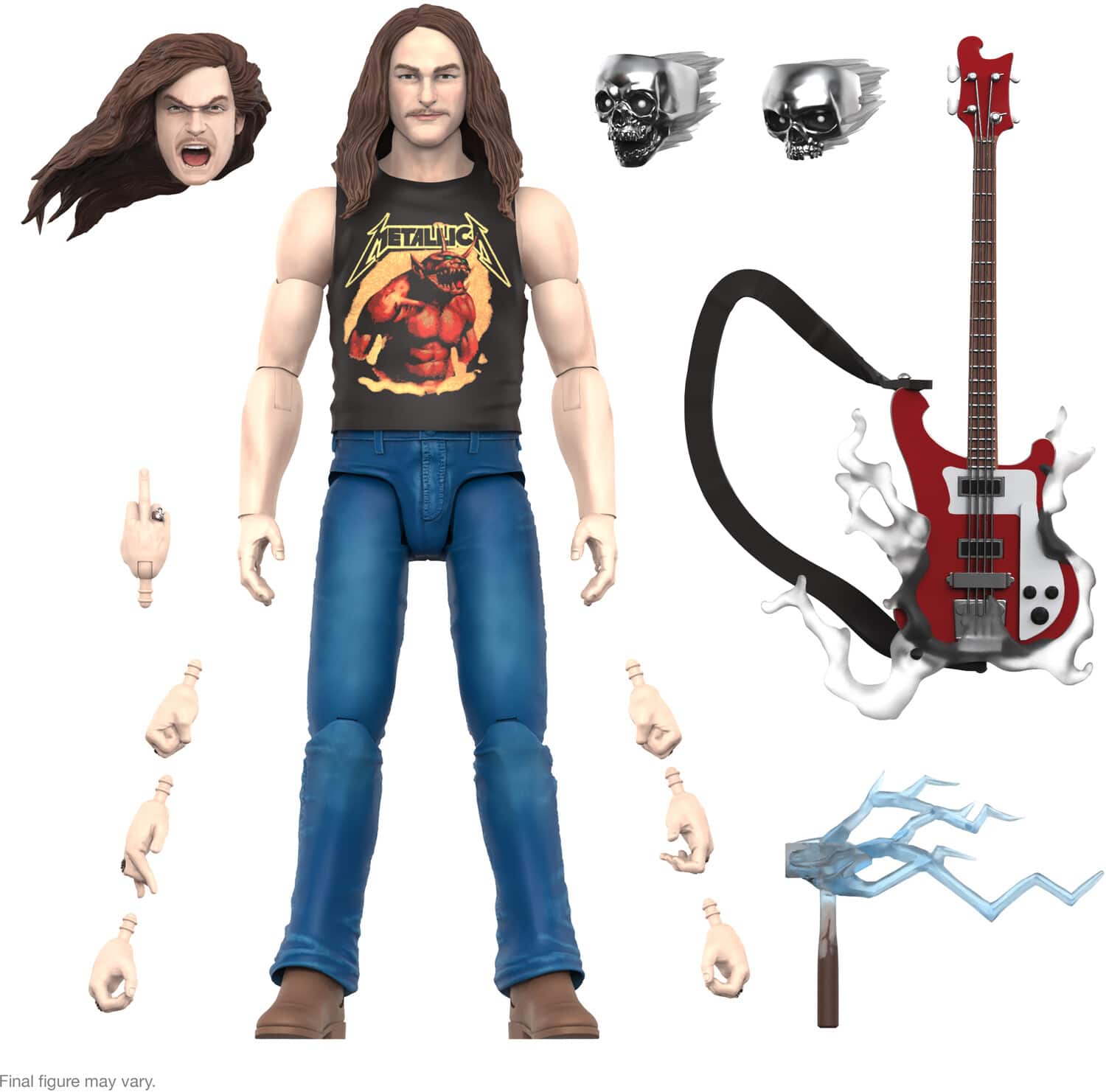 Metallica - Super7 - Cliff Burton ULTIMATES! Wave 2 - Superhero Poster - COLLECTABLES - Multicolor