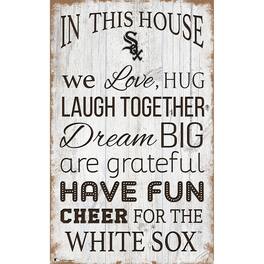 Fan Creations - Chicago White Sox 11'' x 19'' Team In This House Sign - Multicolor