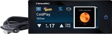 SiriusXM - Commander Touch Satellite Radio Receiver - Black - Front_Zoom