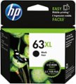 Front Zoom. HP - 63XL High-Yield Ink Cartridge - Black.