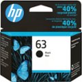 Front. HP - 63 Standard Capacity Ink Cartridge - Black.