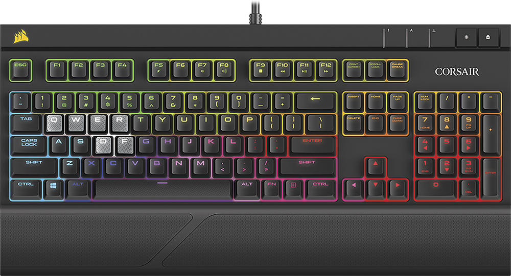 promedio Característica Imperio Inca Questions and Answers: CORSAIR Strafe RGB MX Silent Gaming Keyboard Black STRAFE  RGB SILENT - Best Buy