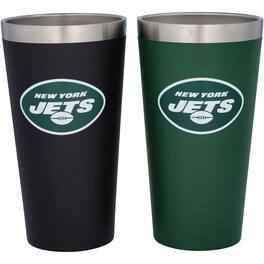 The Memory Company - Two-Pack 16oz. Team Color Stainless Steel Pint Cup Set - Multicolor